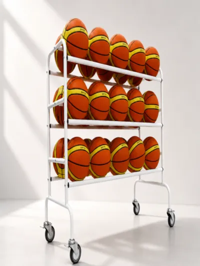 Angled 30-Ball Quick-Access Cart
